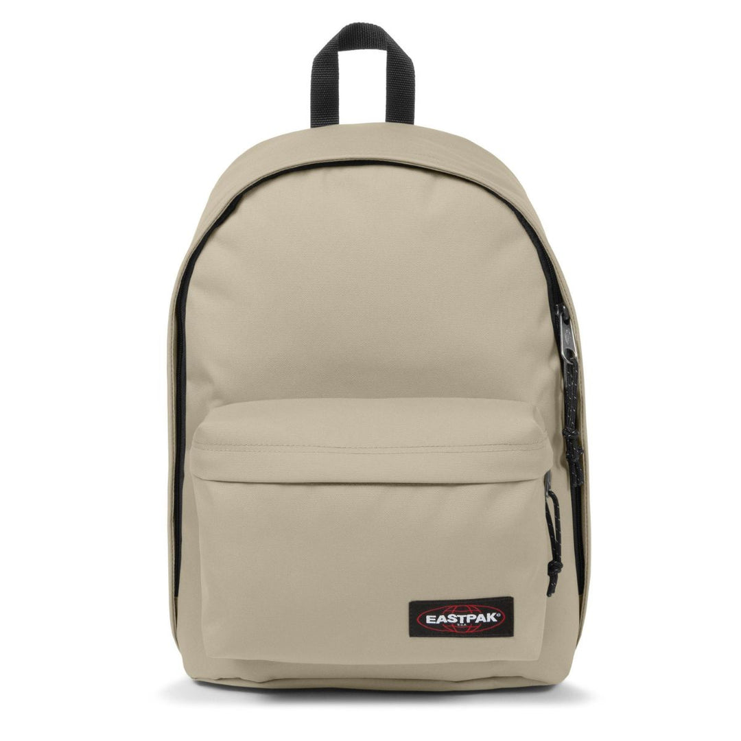 Voorkant van de Eastpak out of office laptop rugzak 16 inch beach-beige#kleur_beach-beige