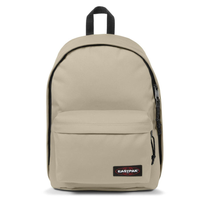 Voorkant van de Eastpak out of office laptop rugzak 16 inch beach-beige#kleur_beach-beige