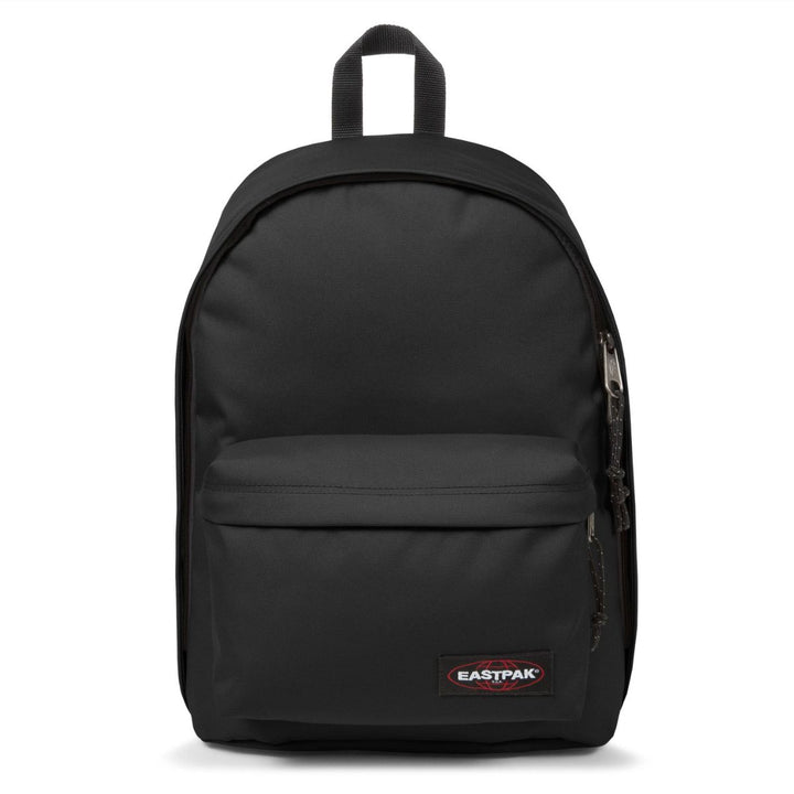 Voorkant van de Eastpak out of office laptop rugzak 16 inch zwart #kleur_zwart
