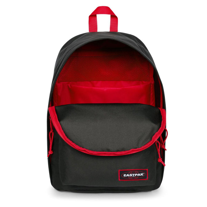 Binnenkant van de Eastpak out of office laptop rugzak 16 inch kontrast-scarlet #kleur_kontrast-scarlet