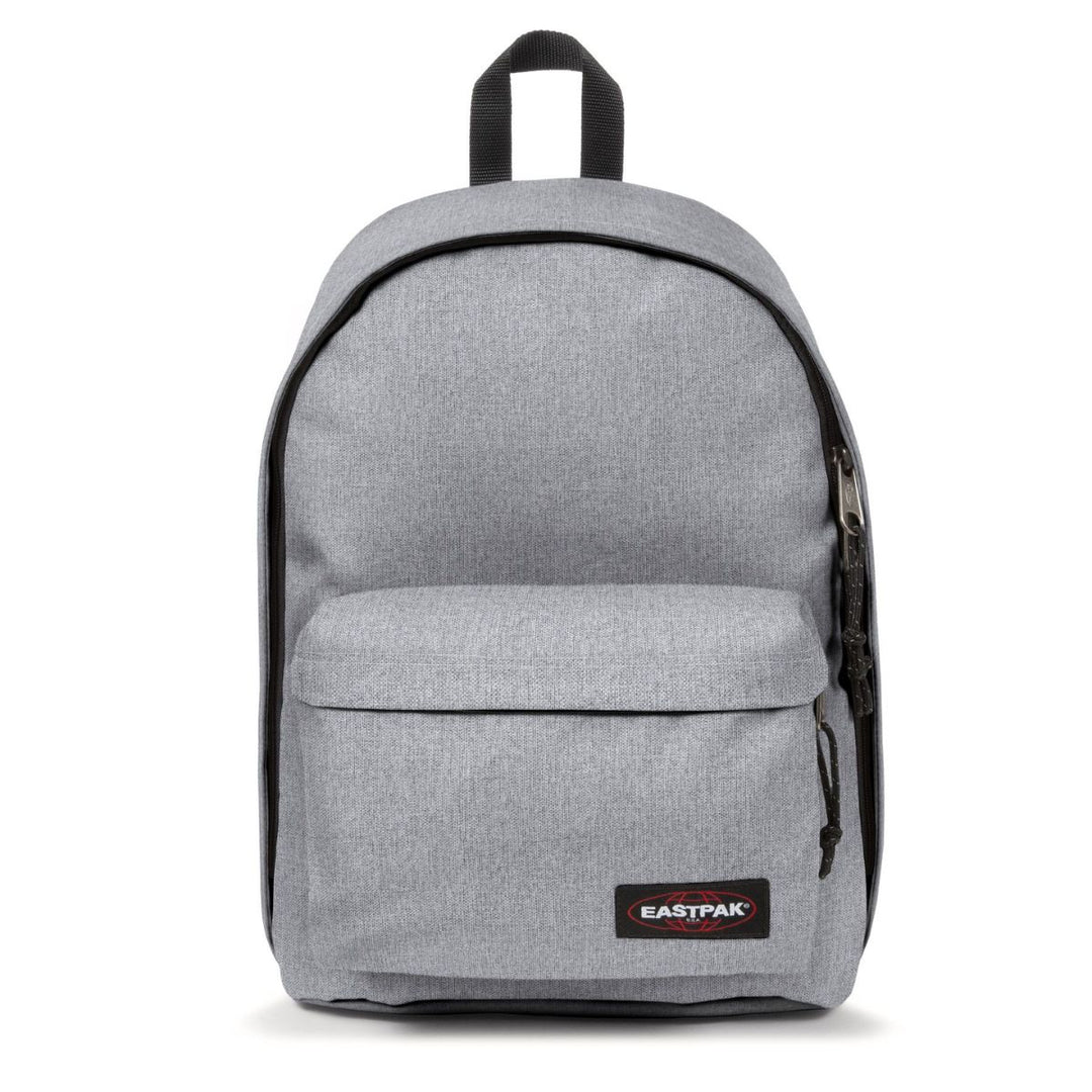 Voorkant van de Eastpak out of office laptop rugzak 16 inch sunday-grey #kleur_sunday-grey