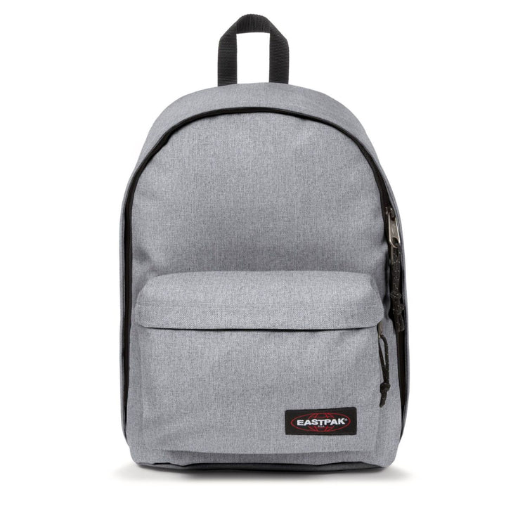 Voorkant van de Eastpak out of office laptop rugzak 16 inch sunday-grey #kleur_sunday-grey