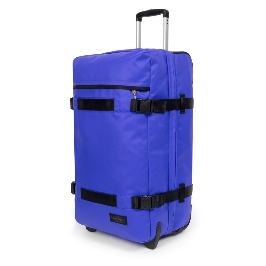 Voorzijde van de Eastpak Transit'R reistas L Tarp-blue #kleur_tarp-blue