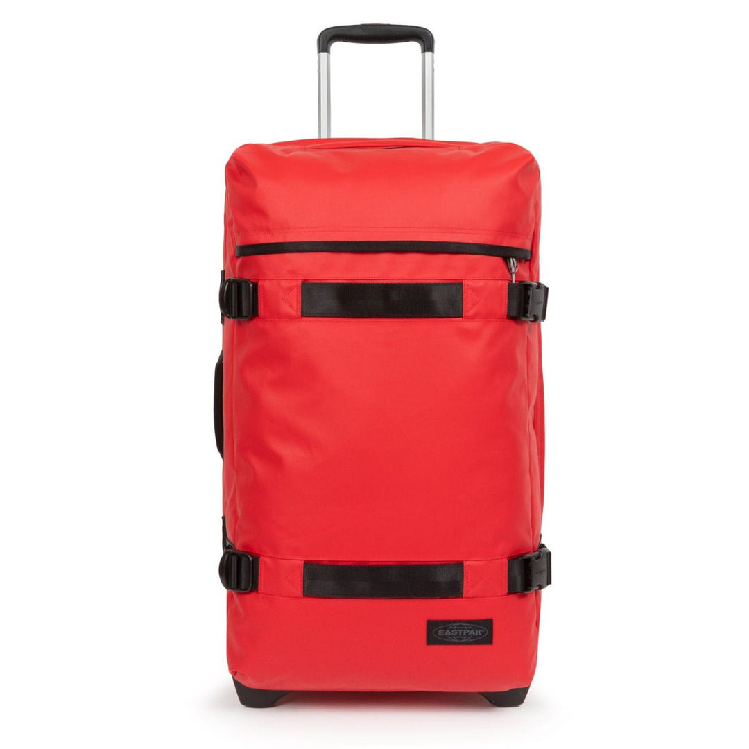 Voorkant van de Eastpak Transit'R reistas L Tarp-red #kleur_tarp-red