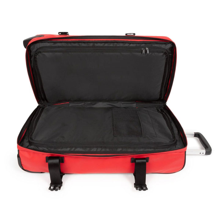 Binnenkant van de Eastpak Transit'R reistas L Tarp-red #kleur_tarp-red