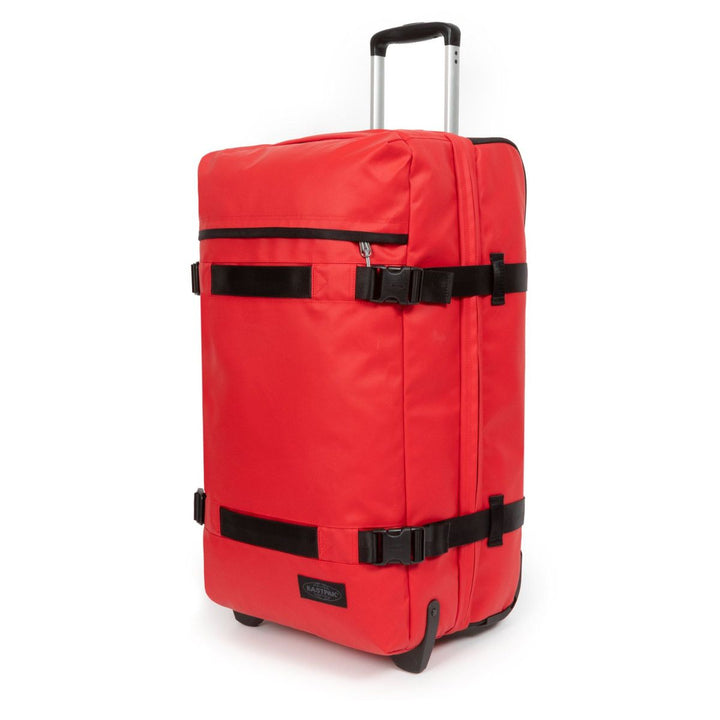 Voorzijde van de Eastpak Transit'R reistas L Tarp-red #kleur_tarp-red