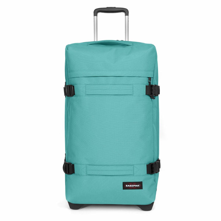 Voorkant van de Eastpak Transit'R reistas L Stream blue #kleur_stream-blue