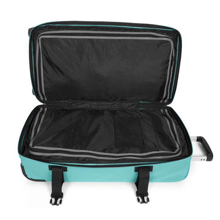 Binnenkant van de Eastpak Transit'R reistas L Stream blue #kleur_stream-blue