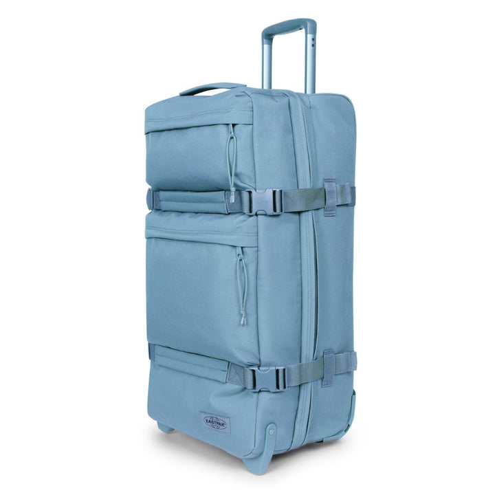 Voorzijde van de Eastpak Transit'R Plus L Ruimbagage reistas monotone-blue #kleur_monotone-blue