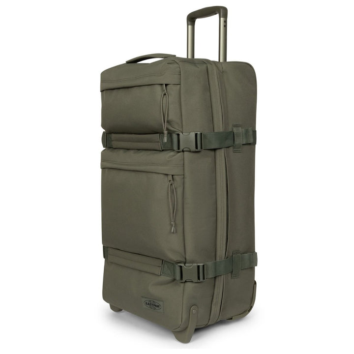 Voorzijde van de Eastpak Transit'R Plus L Ruimbagage reistas monotone-khaki #kleur_monotone-khaki