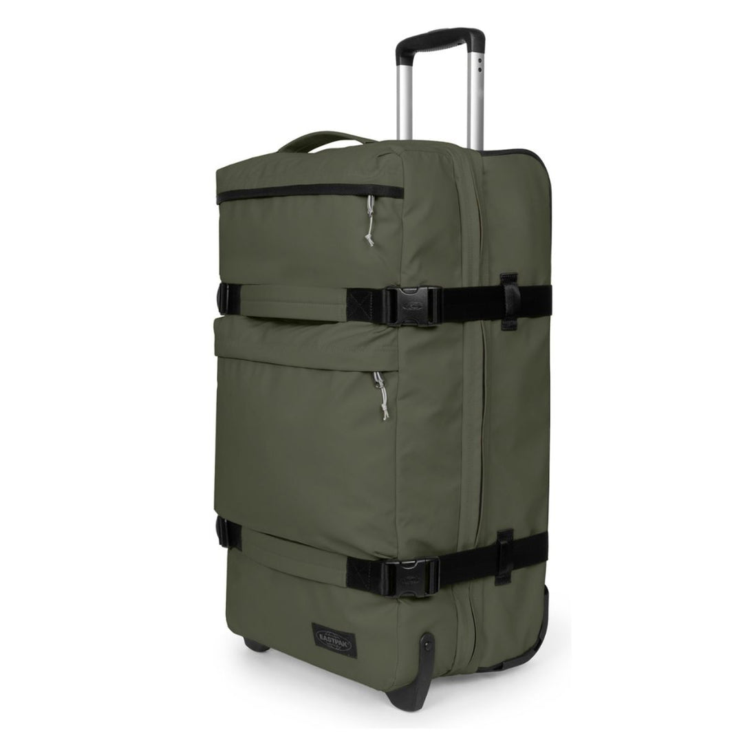 Voorzijde van de Eastpak Transit'R Plus L Ruimbagage reistas tarp-forest #kleur_tarp-forest