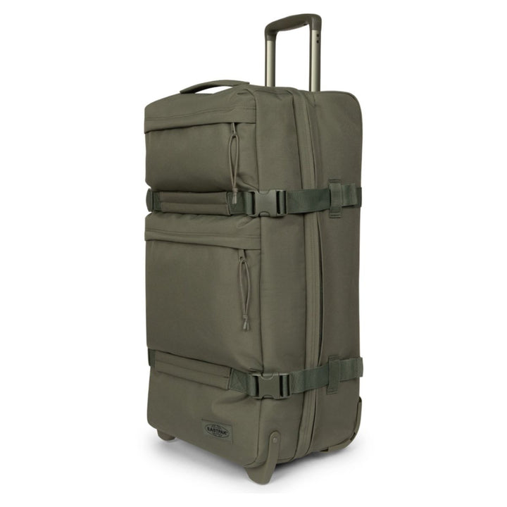 Voorzijde van de Eastpak Transit'R plus M monotone-khaki #kleur_monotone-khaki
