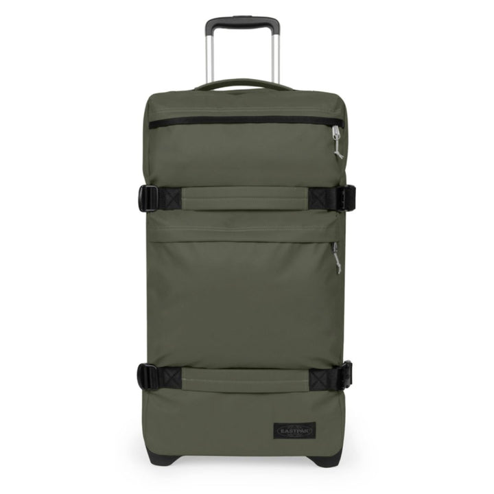 Voorkant van de Eastpak Transit'R plus M tarp-forest #kleur_tarp-forest