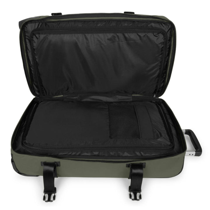 Binnenkant van de Eastpak Transit'R plus M tarp-forest #kleur_tarp-forest