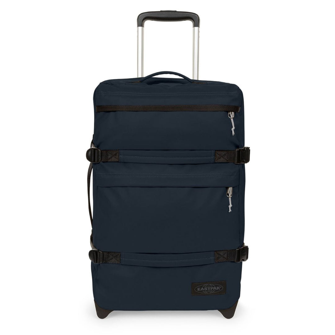 Voorkant van de Eastpak Transit'R plus s handbagage in trap-navy #kleur_tarp-navy