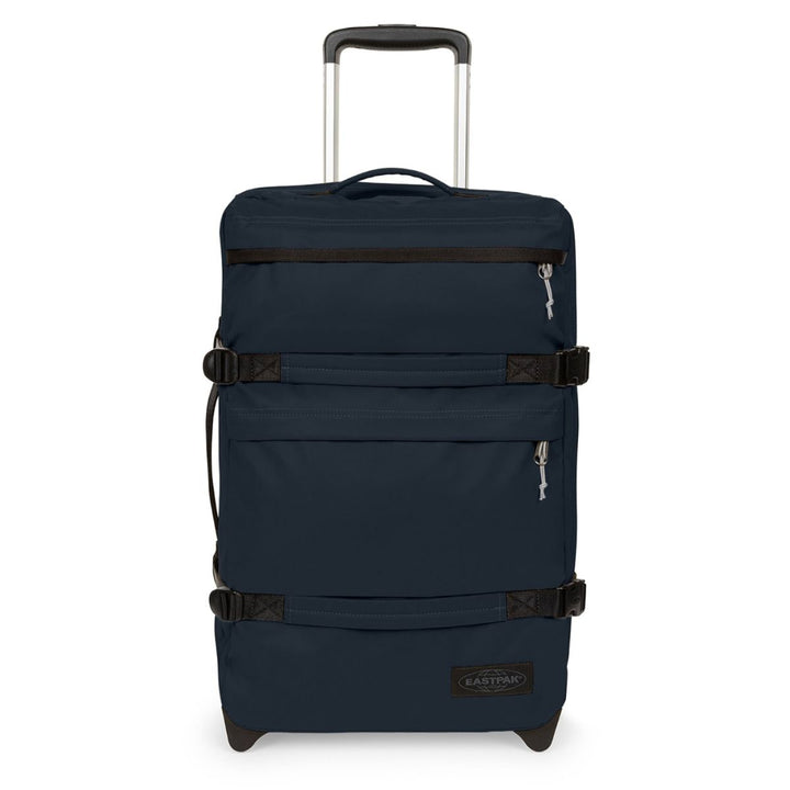 Voorkant van de Eastpak Transit'R plus s handbagage in trap-navy #kleur_tarp-navy