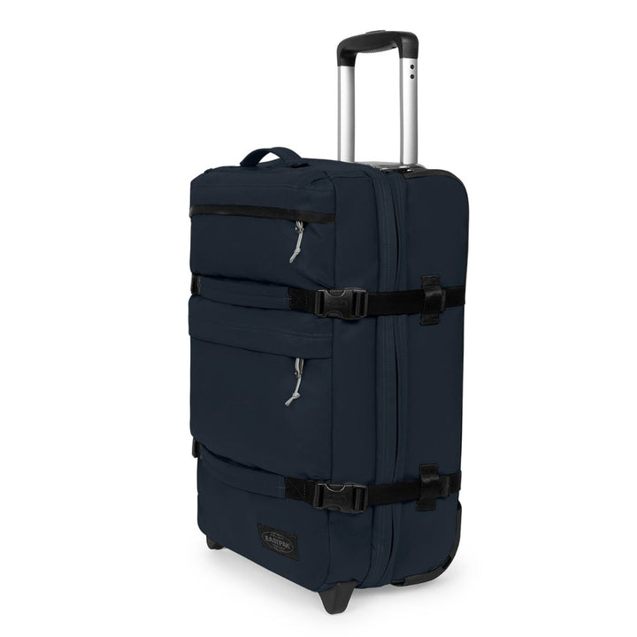 Voorzijde van de Eastpak Transit'R plus s handbagage in trap-navy #kleur_tarp-navy