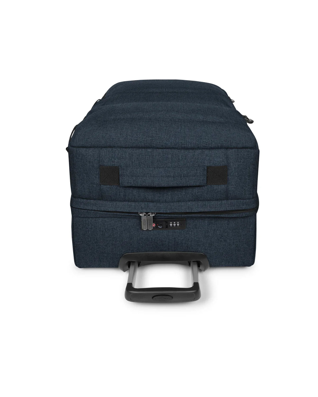 Bovenkant eastpak Transi'R plus reistas op wielen #kleur_jeans
