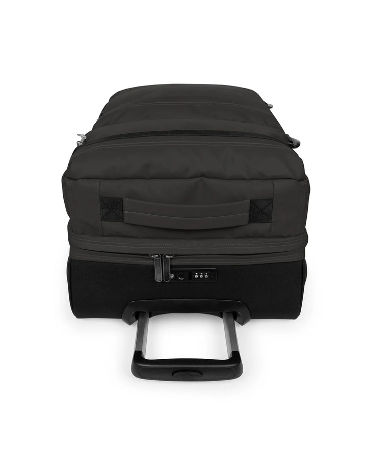 Bovenkant eastpak Transi'R plus reistas op wielen #kleur_tarp-black
