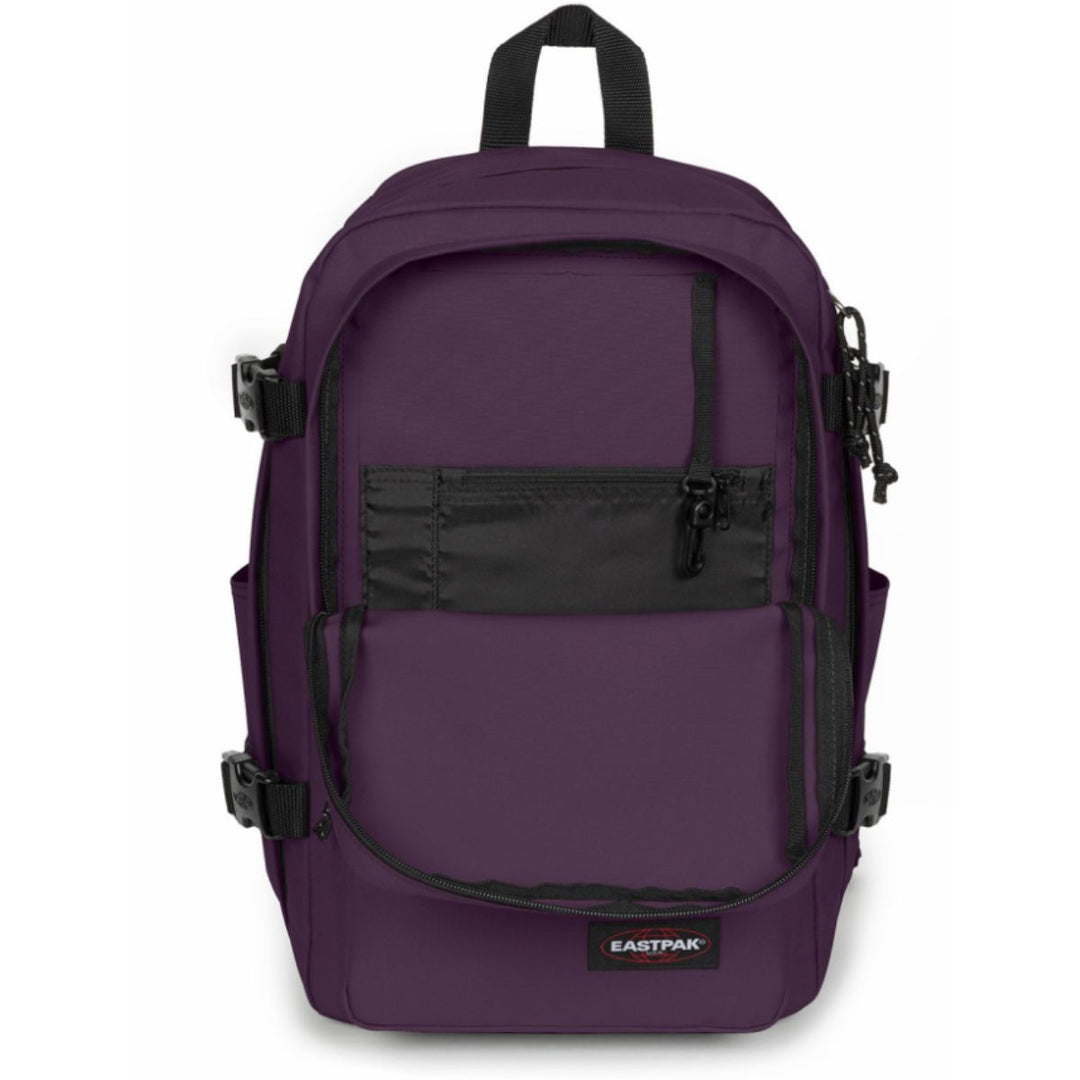 Binnenkant van het voorvak van de Eastpak Cabin Pak'r underseater rugzak blackberry #kleur_blackberry