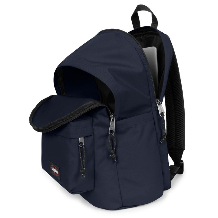 Binnenkant van de Eastpak day office in het marine laptop rugzak #kleur_marine