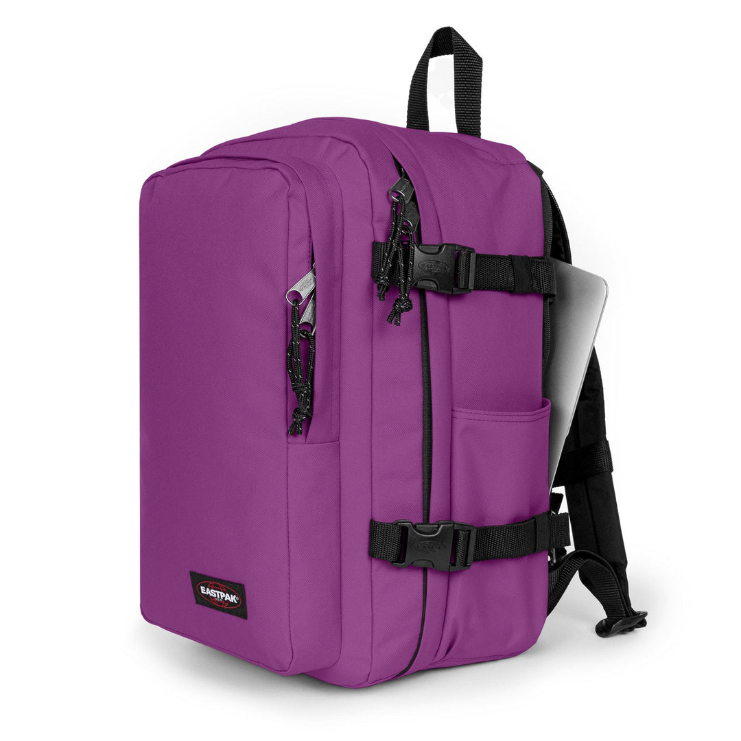 Voorzijde van de Eastpak Cabin Pak'r reisrugzak paars #kleur_paars