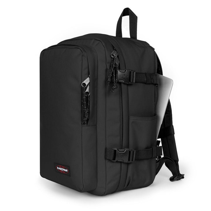 Voorzijde van de Eastpak Cabin Pak'r reisrugzak black #kleur_black