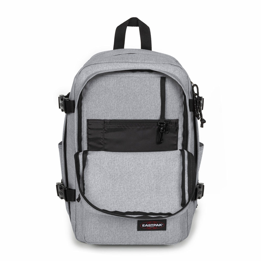 Voorvak van de Eastpak Cabin Pak'r reisrugzak sunday-grey #kleur_sunday-grey