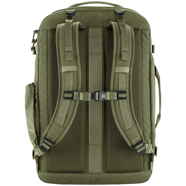 Achterkant van de Fjallraven Farden carry-on pack Donkergroen #kleur_donkergroen