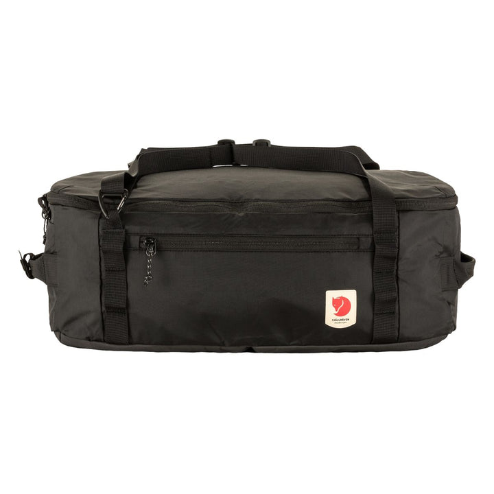 Voorkant Fjallraven High Coast Duffle 22 zwart #kleur_zwart