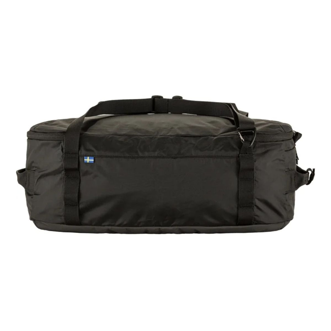 Achterkant Fjallraven High Coast Duffle 22 zwart #kleur_zwart