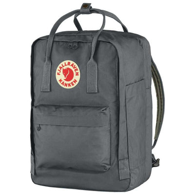 Voorzijde Fjallraven kanken laptoprugzak 15 super grey #kleur_super-grey