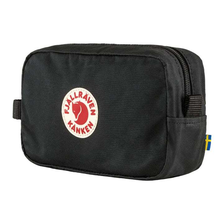 Voorzijde Fjallraven kanken gear bag black #kleur_black