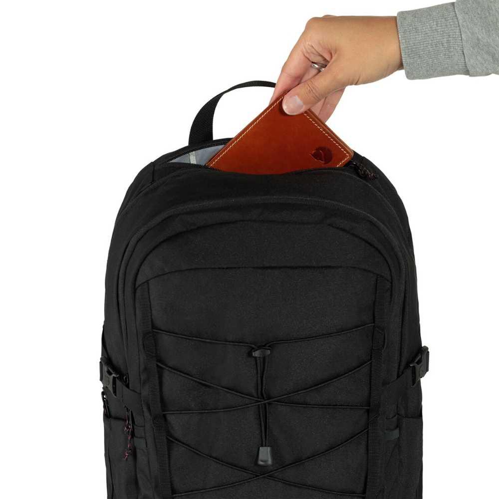 Boven vak Fjallraven skule 28 zwart #kleur_zwart
