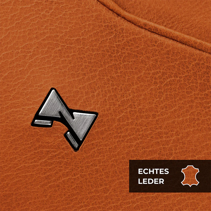 Details van het leer #kleur_cognac