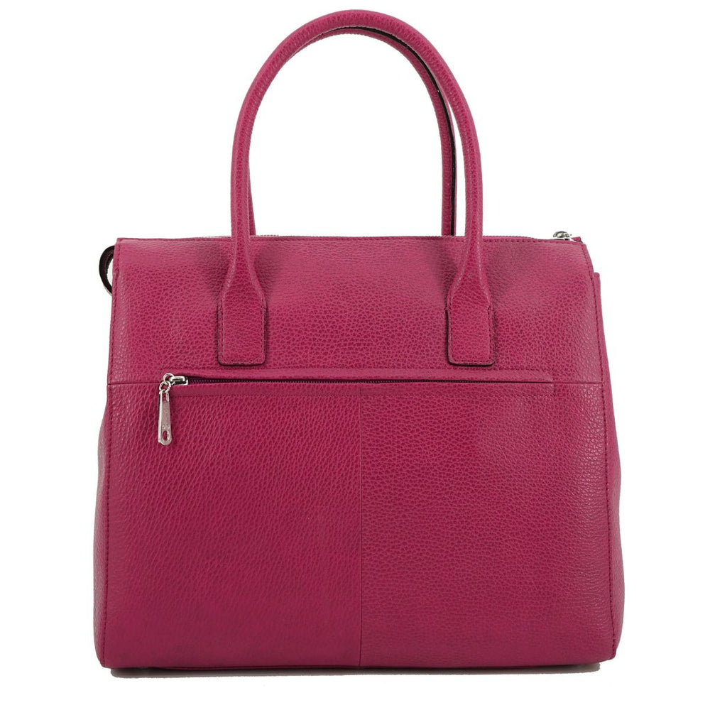 Achterkant van de Gigi Fratelli ROM0037 Business shopper 13 inch roze #kleur_roze