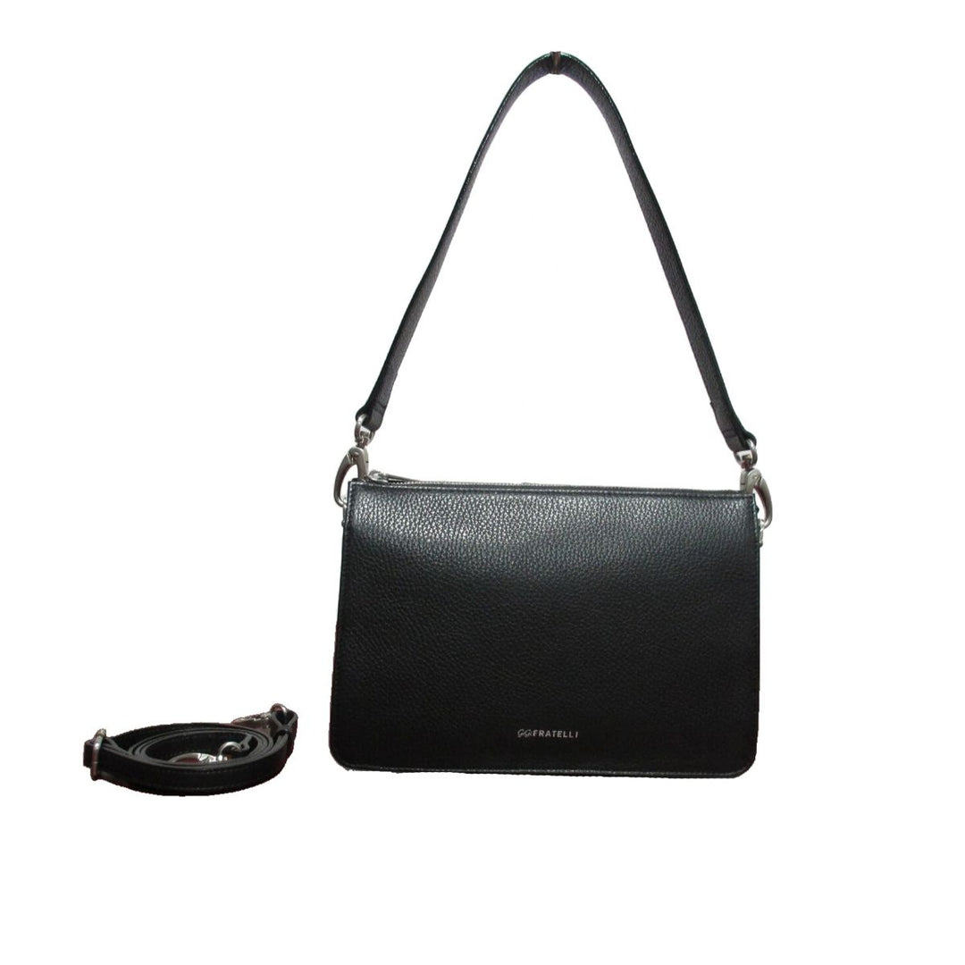 Voorkant Gigi Fratelli ROM0174 schoudertas zwart #kleur_zwart