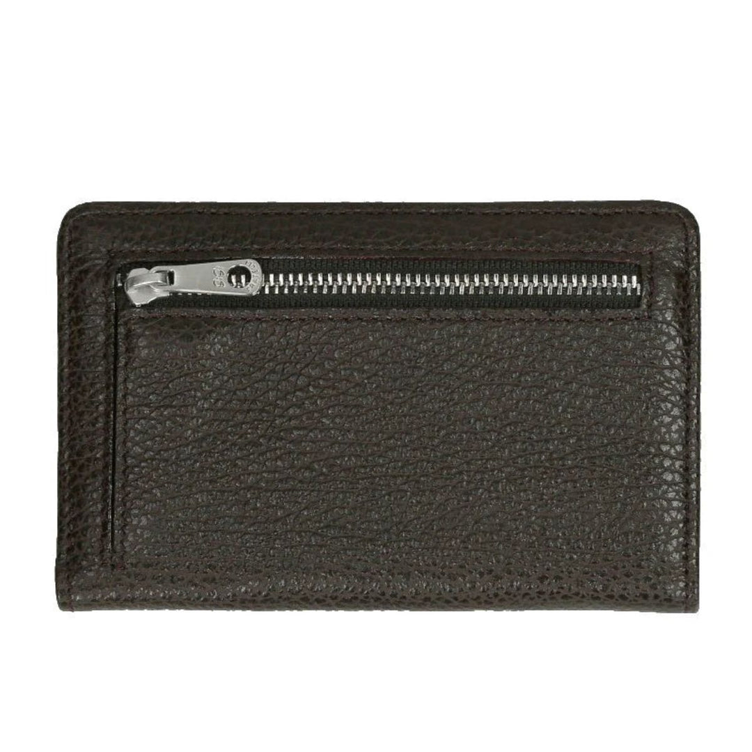 Achterkant van de Gigi Fratelli ROM9019 portemonnee espresso #kleur_espresso