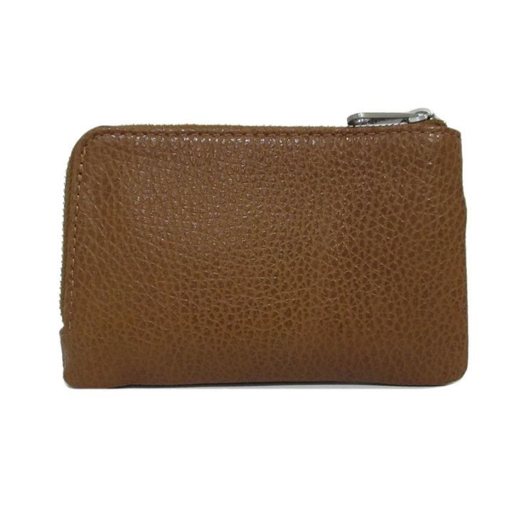 Achterkant van de Gigi Fratelli leren sleutel etui camel #kleur_camel