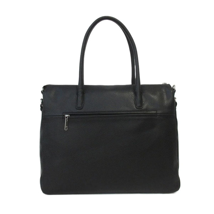 Achterkant van de Gigi Fratelli ROM0191 werktas zwart #kleur_zwart