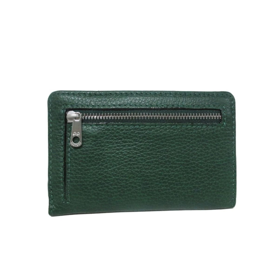 Achterkant van de Gifi Fratelli ROM9019 dames portemonnee groen #kleur_groen