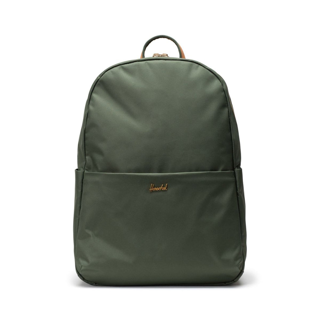 Voorkant van de Herschel Beatrix laptop rugzak Thyme #kleur_thyme