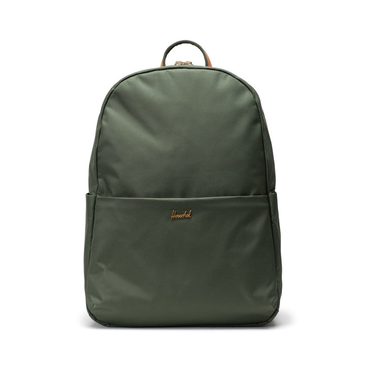 Voorkant van de Herschel Beatrix laptop rugzak Thyme #kleur_thyme