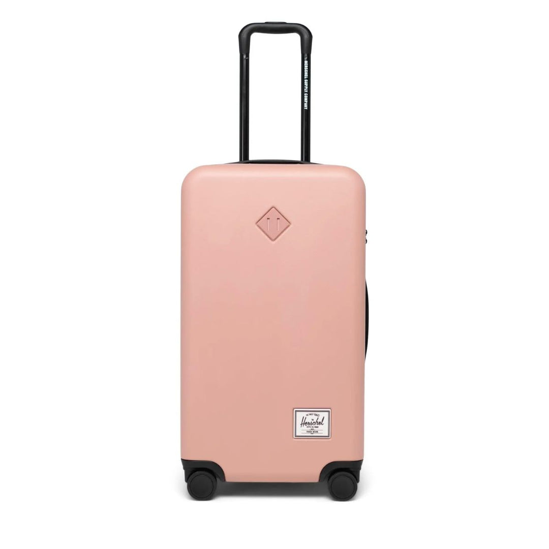 Voorkant Herschel harde middelmaat koffer roze #kleur_roze