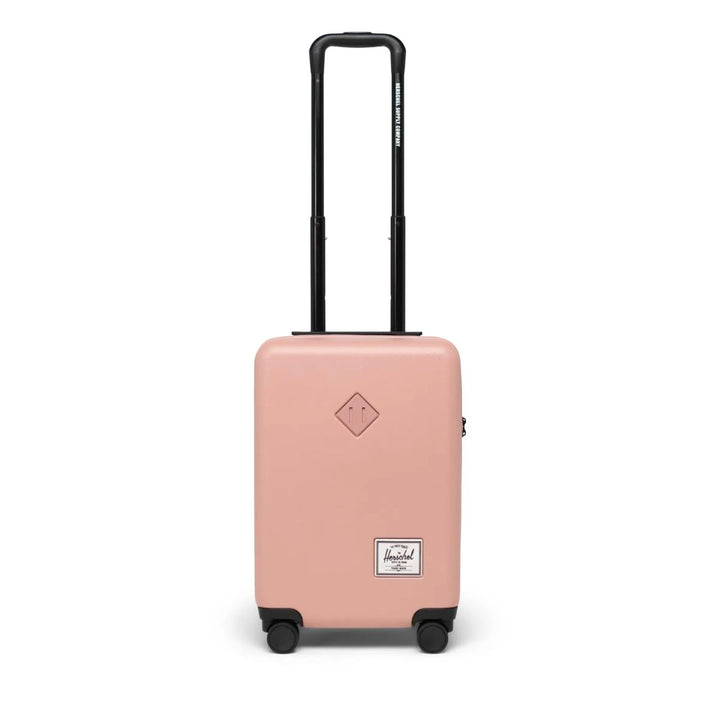 Voorkant Herschel Heritage harde handbagage koffer roze #kleur_roze