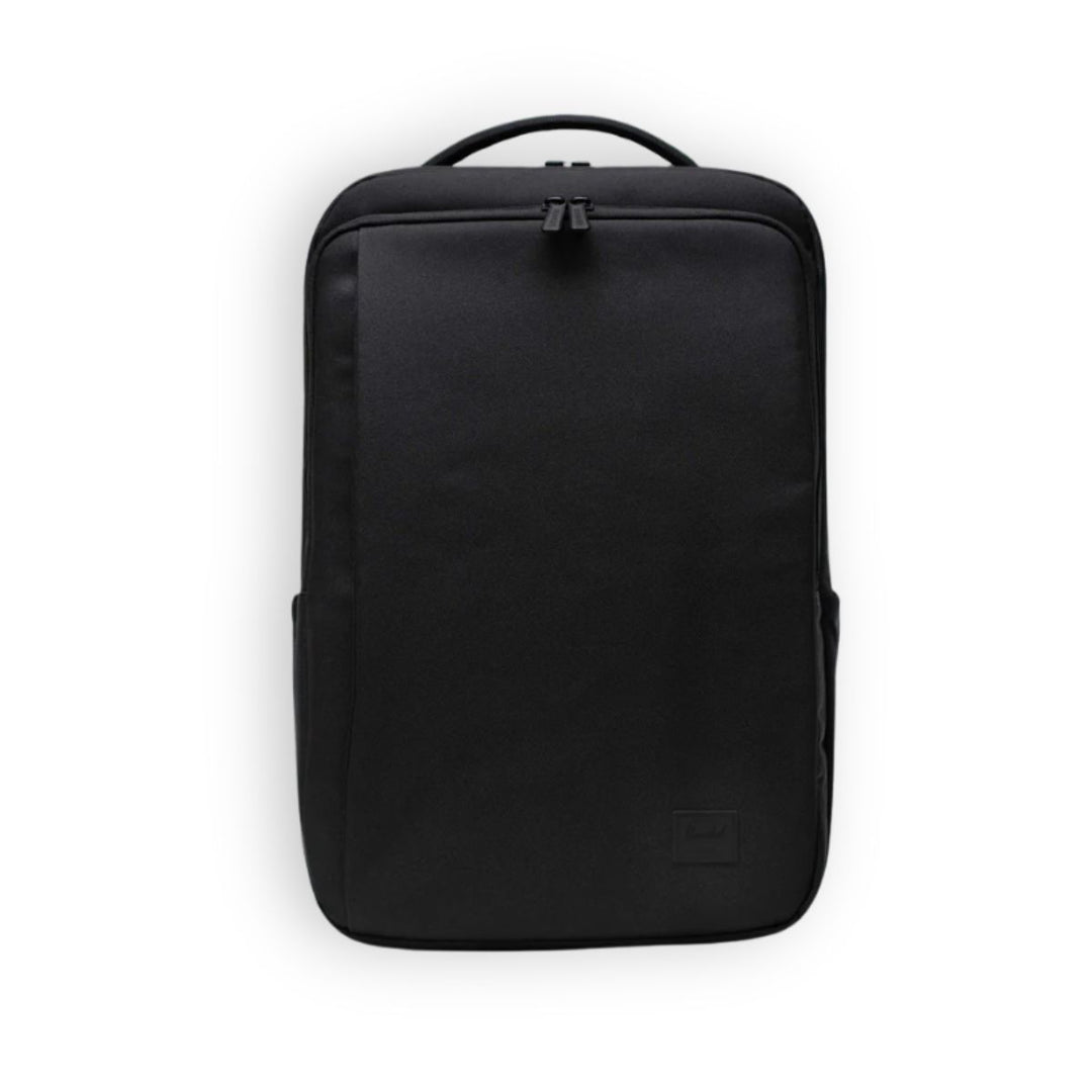 Voorkant Herschel Kaslo Tech laptoprugzak #kleur_black