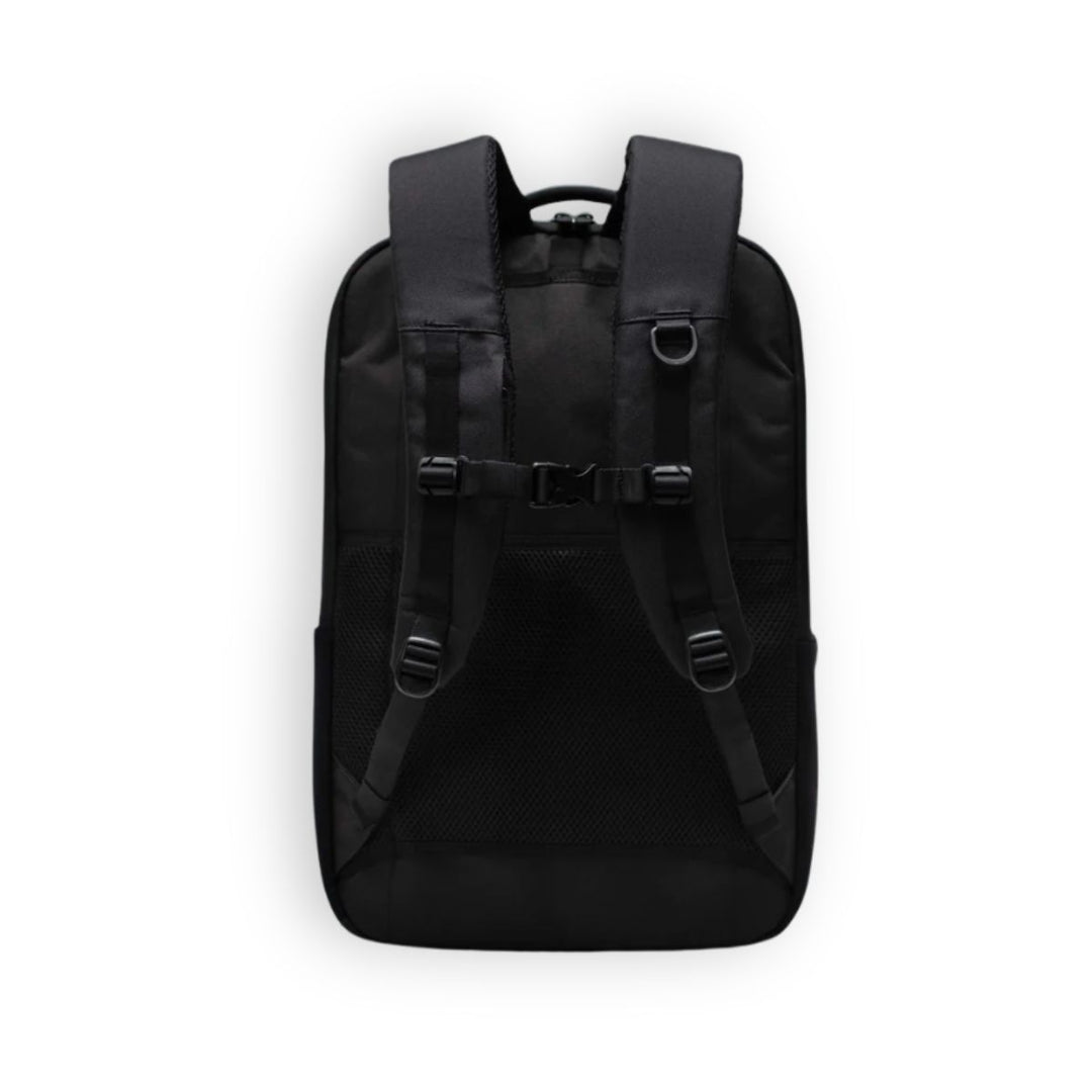 Achterkant Herschel Kaslo Tech laptoprugzak #kleur_black