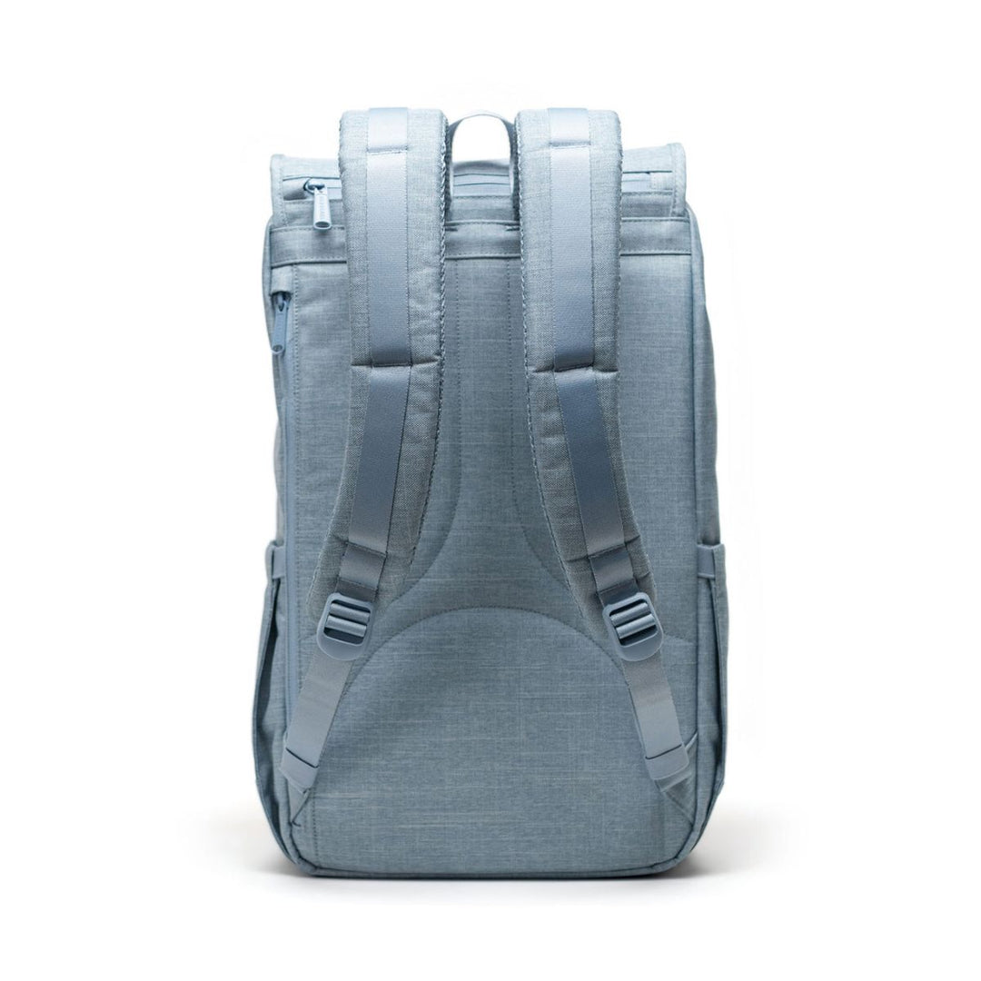 Achterkant van de Herschel Little American Ash-Blue #kleur_ash-blue