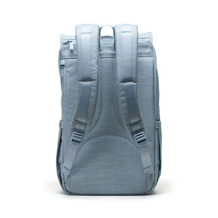Achterkant van de Herschel Little American Ash-Blue #kleur_ash-blue