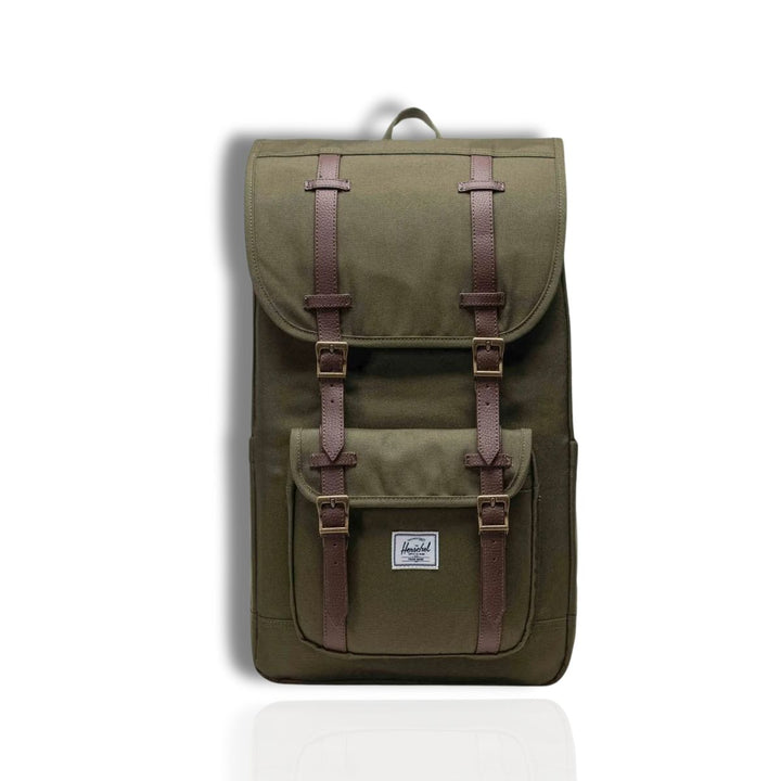 Voorkant Herschel Little America Laptop rugzak ivy-green #kleur_ivy-geen